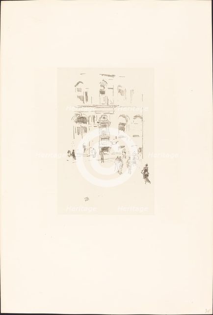 Victoria Club, 1879/1887. Creator: James Abbott McNeill Whistler.