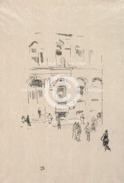Victoria Club, 1879. Creator: James McNeill Whistler (American, 1834-1903).