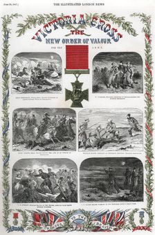 Victoria Cross, British award for gallantry, 1857