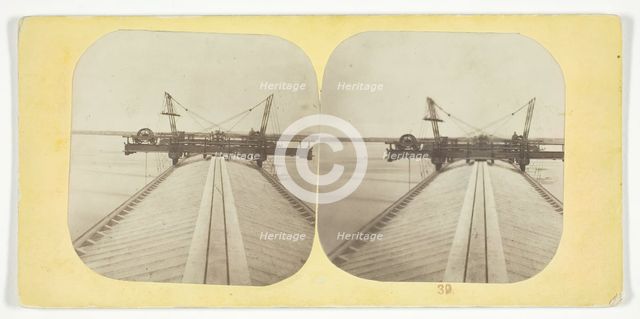 Victoria Bridge, November 1, 1859. Creator: William Notman.