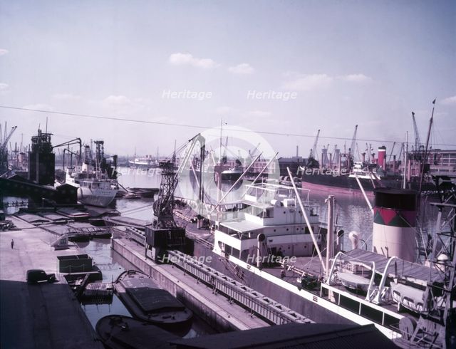 Victoria Dock, London, c1955. Creator: Arthur Charles Kirby Ware.