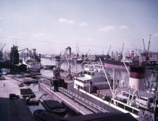 Victoria Dock, London, c1955. Creator: Arthur Charles Kirby Ware