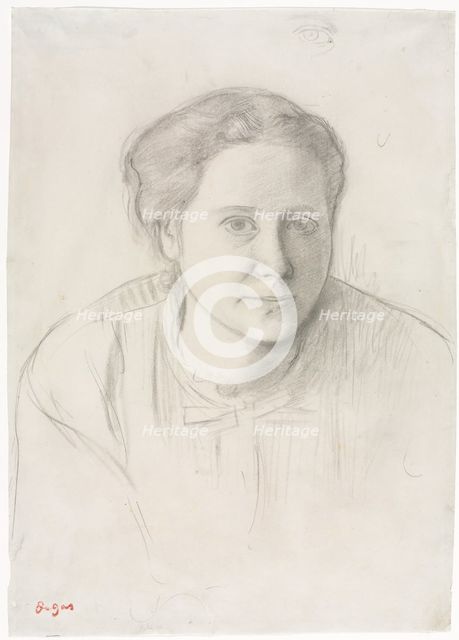 Victoria Dubourg, c. 1866. Creator: Edgar Degas (French, 1834-1917).