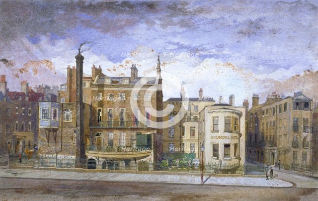 Victoria Embankment, Westminster, London, 1881. Artist: John Crowther