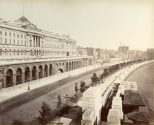 Victoria Embankment, showing Somerset House, London, 1887