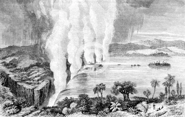 Victoria Falls, Africa, 1857. Artist: Unknown
