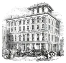 Victoria House, the residence of the Prince of Wales whilst in Ottawa, 1860. Creator: Unknown