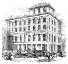 Victoria House, the residence of the Prince of Wales whilst in Ottawa, 1860. Creator: Unknown