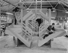 Victoria Joinery Works, Magdalen Street, Earlsfield, Wandsworth, London, 25/11/1966. Creator: John Laing plc