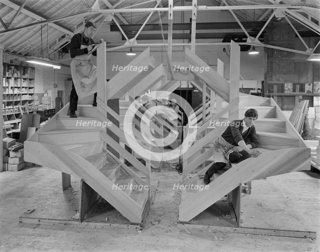 Victoria Joinery Works, Magdalen Street, Earlsfield, Wandsworth, London, 25/11/1966. Creator: John Laing plc.
