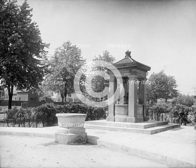 Victoria jubilee fountain, Walkerville, Ont., between 1905 and 1915. Creator: Unknown.