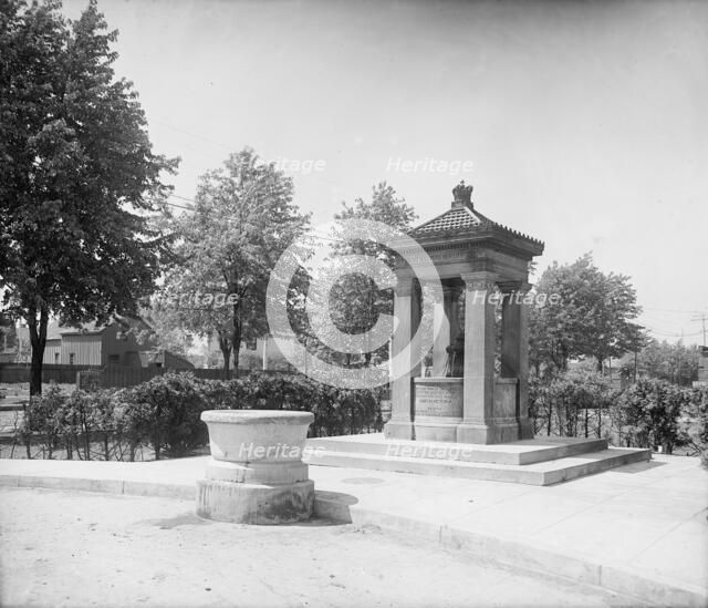 Victoria jubilee fountain, Walkerville, Ont., between 1905 and 1915. Creator: Unknown.
