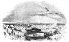 "Victoria Land", in the South-Polar regions, discovered by Capt. Sir J. C. Ross, 1844. Creator: Stephen Sly