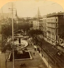 Victoria Square, Montreal, Canada 1904. Creator: Unknown