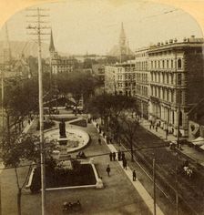 Victoria Square, Montreal, Canada 1904. Creator: Unknown