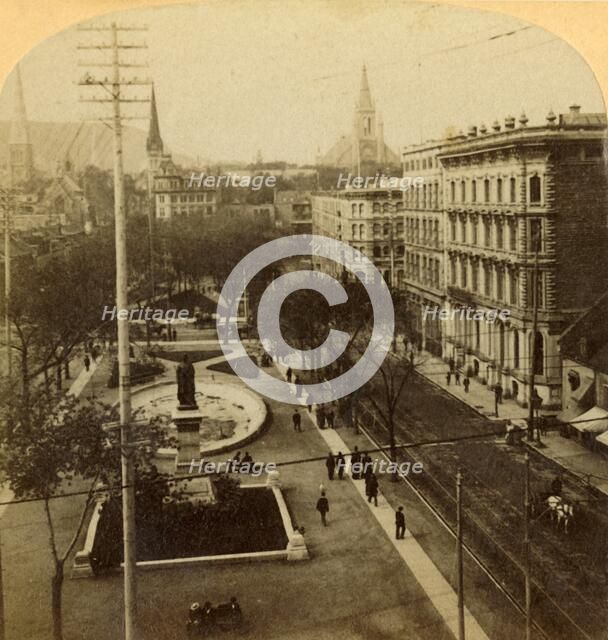 'Victoria Square, Montreal, Canada', 1904. Creator: Unknown.