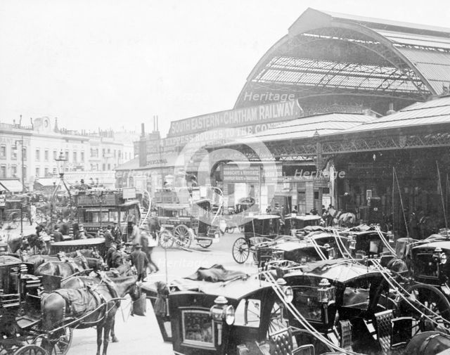 Victoria Station, Westminster, London, c1904. Creator: Unknown.
