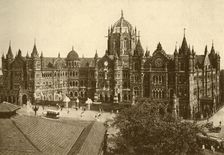 Victoria Station, Bombay 1930. Creator: Unknown