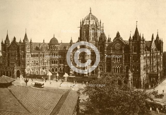 'Victoria Station, Bombay', 1930. Creator: Unknown.