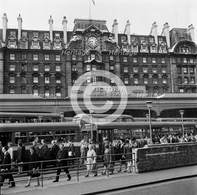 Victoria Station, London, 1960-1972. Artist: John Gay