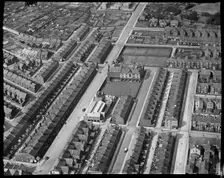 Victoria Park Hotel and environs, Barrow-in-Furness, Cumbria, c1930s. Creator: Arthur William Hobart