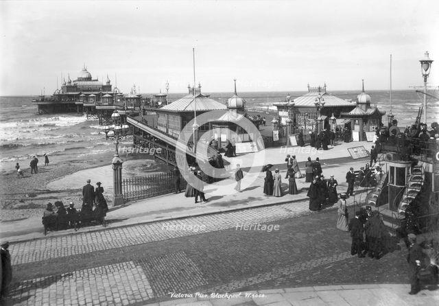 Victoria Pier, Blackpool, Lancashire, 1890-1910. Artist: Unknown