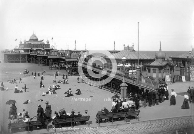 Victoria Pier, Blackpool, Lancashire, 1890-1910. Artist: Unknown