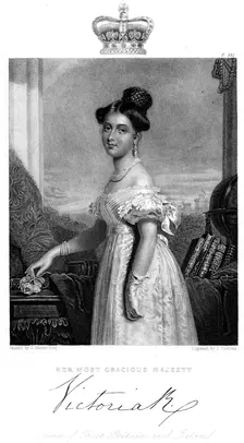 Victoria, Queen of Great Britain and Ireland, c1838. Artist: J Cochran