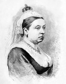 Victoria, Queen of England and Empress of India c1891. Creator: James Grant