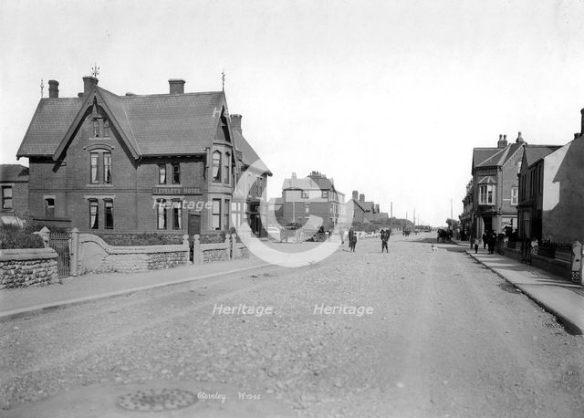 Victoria Road, Cleveleys, Lancashire, 1890-1910. Artist: Unknown