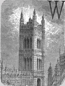 Victoria Tower 1872. Creator: Gustave Doré