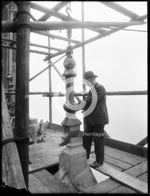 Victoria Tower, Palace of Westminster, Westminster, London, c1925-1935. Creator: Ministry of Works.