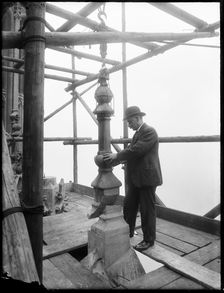 Victoria Tower, Palace of Westminster, Westminster, London, c1925-1935. Creator: Ministry of Works