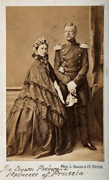 Victoria (Vicky) Adelaide Louise, Princess Royal of England and later Empress..., c1860s. Creator: L. Haase & Company