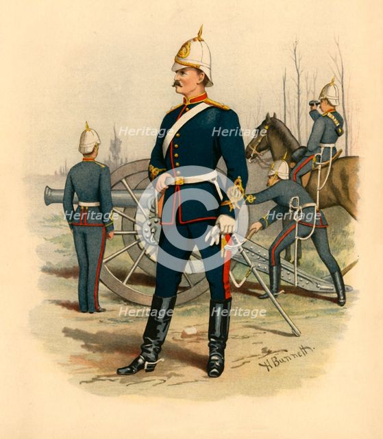 'Victorian Artillery', 1890. Creator: Godfrey Douglas Giles.
