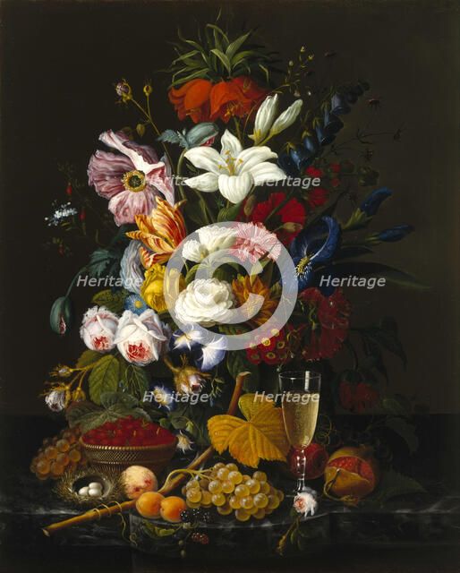 Victorian Bouquet, c. 1850. Artist: Roesen, Severin (1816-after 1872)