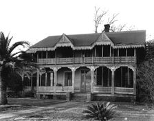 Victorian cottage, Waveland, Mississippi, 1936. Creator: Walker Evans