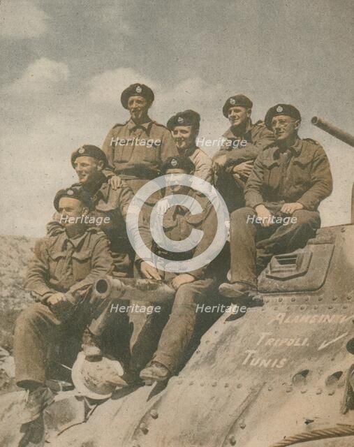 'Victors of the Mareth Line', 1943. Artist: Unknown.