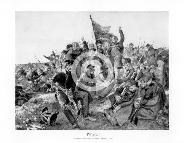 'Victory!', (1836), 1900.  Artist: Adolph Menzel.