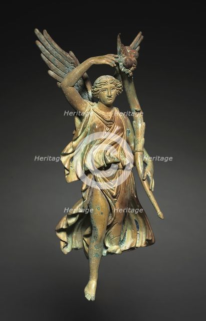 Victory with Cornucopia (Chariot Attachment), 40-68. Creator: Unknown.