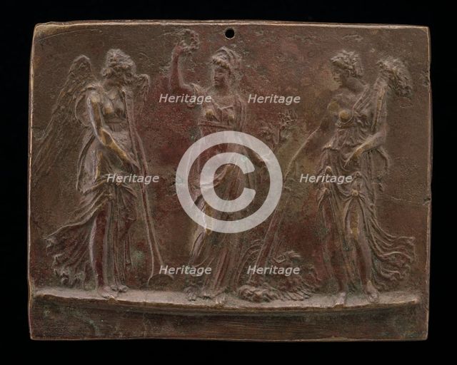 Victory between Fame and Peace, third quarter 16th century. Creator: Unknown.