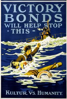 Victory Bonds will help stop this. Kultur vs. Humanity, 1918