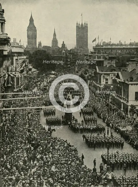 Victory Day Procession, London, 19 July 1919, (c1920). Creator: Unknown.