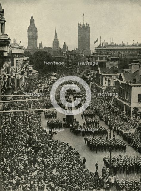 Victory Day Procession, London, 19 July 1919, (c1920). Creator: Unknown.