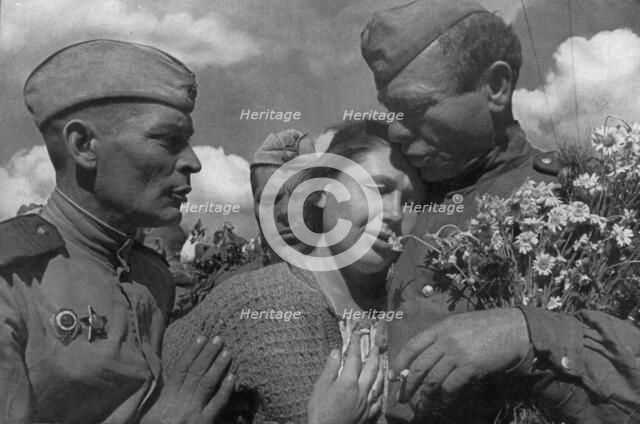 Victory day, World War II, USSR, 1945. Artist: Anon