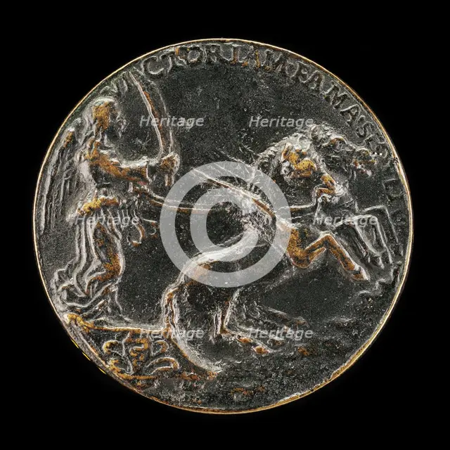 Victory in a Car Drawn by Pegasi [reverse]. Creator: Unknown.
