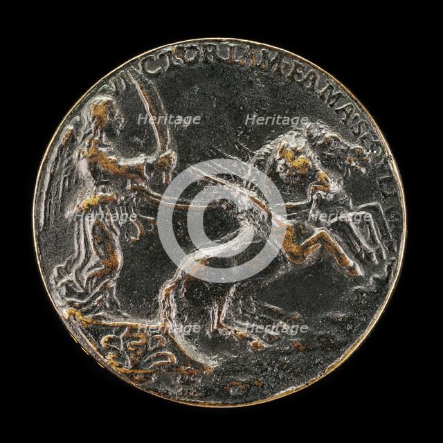 Victory in a Car Drawn by Pegasi [reverse]. Creator: Unknown.