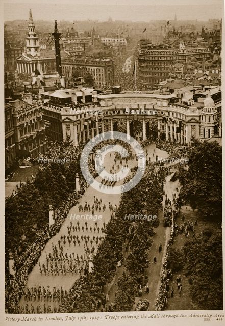 Victory March in London, July 19th, 1919.