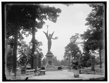 Victory monument, Put-In-Bay, Ohio, between 1900 and 1910. Creator: Unknown