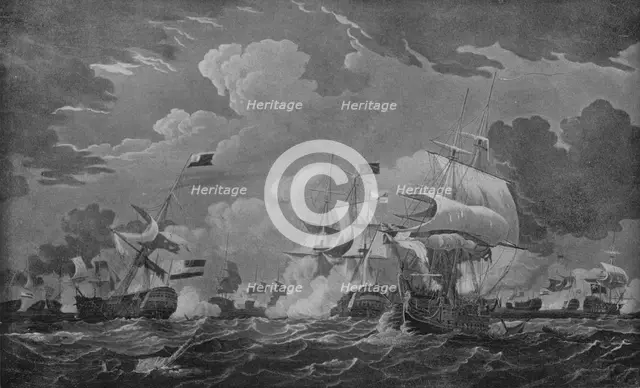 'Victory of Admiral Duncan', c1798. Artist: Thomas Whitcombe.